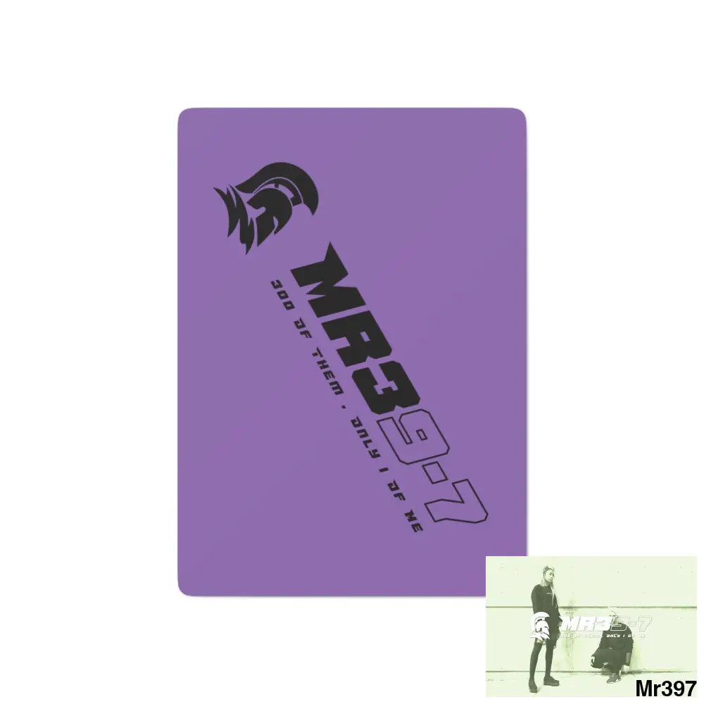 MR39 Custom Poker Cards 2.47’’ x 3.47’’ / White / Semi Glossy Paper products