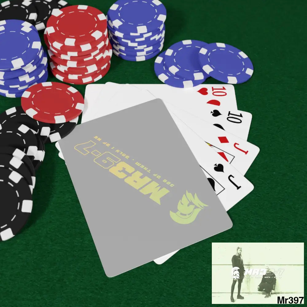 MR39 Custom Poker Cards 2.47’’ x 3.47’’ / White / Semi Glossy Paper products