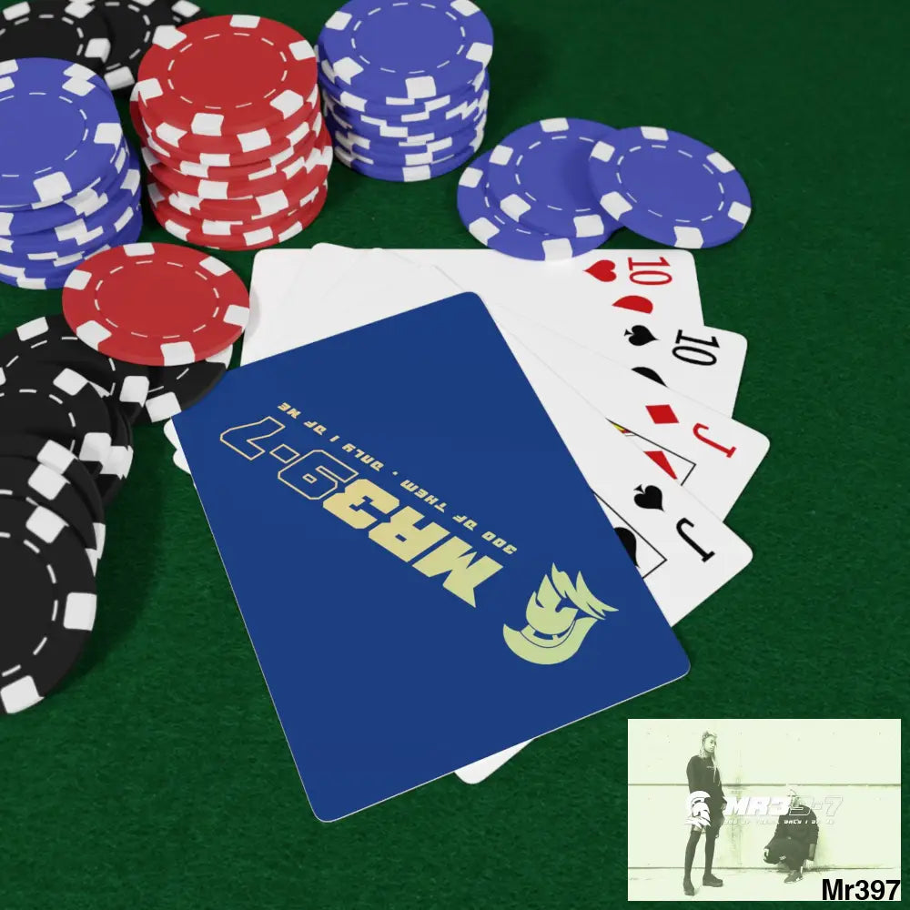 MR39 Custom Poker Cards 2.47’’ x 3.47’’ / White / Semi Glossy Paper products