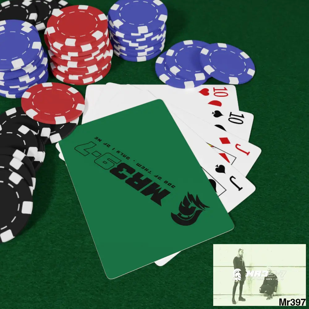 MR39 Custom Poker Cards 2.47’’ x 3.47’’ / White / Semi Glossy Paper products