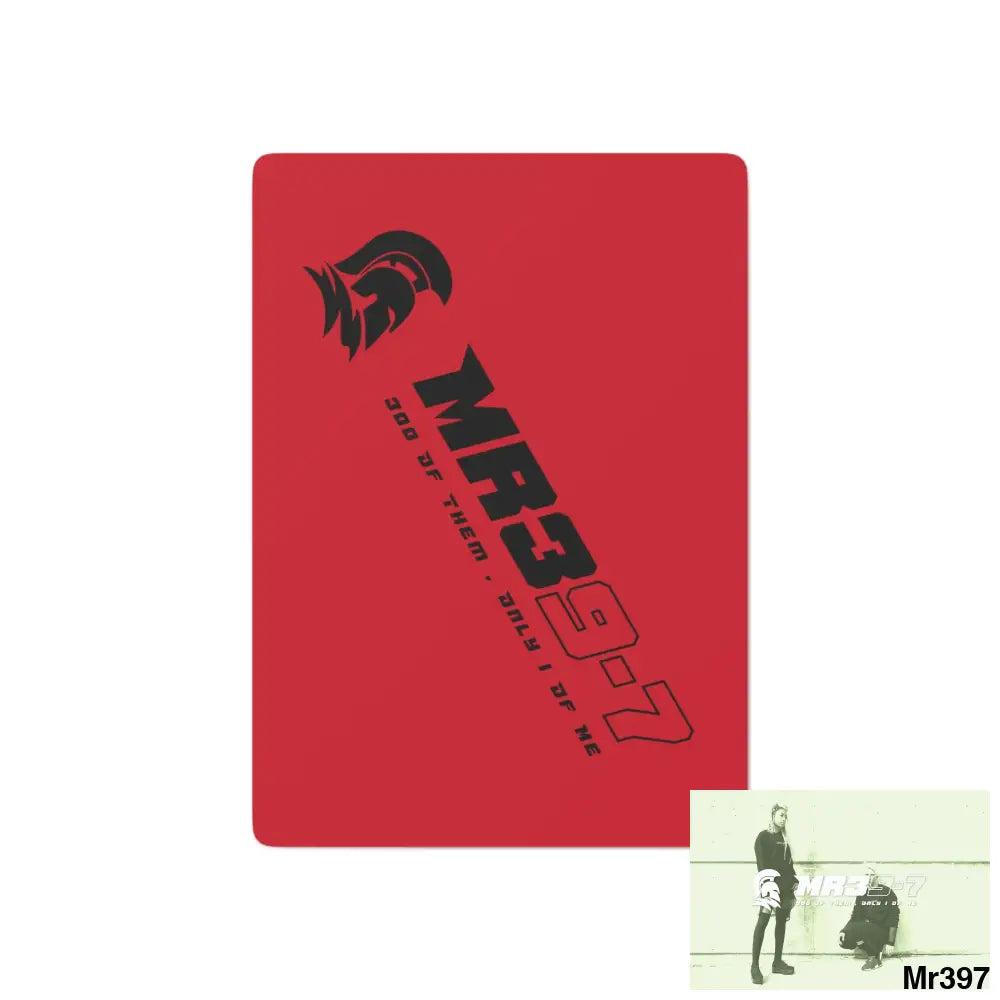 MR39 Custom Poker Cards 2.47’’ x 3.47’’ / White / Semi Glossy Paper products