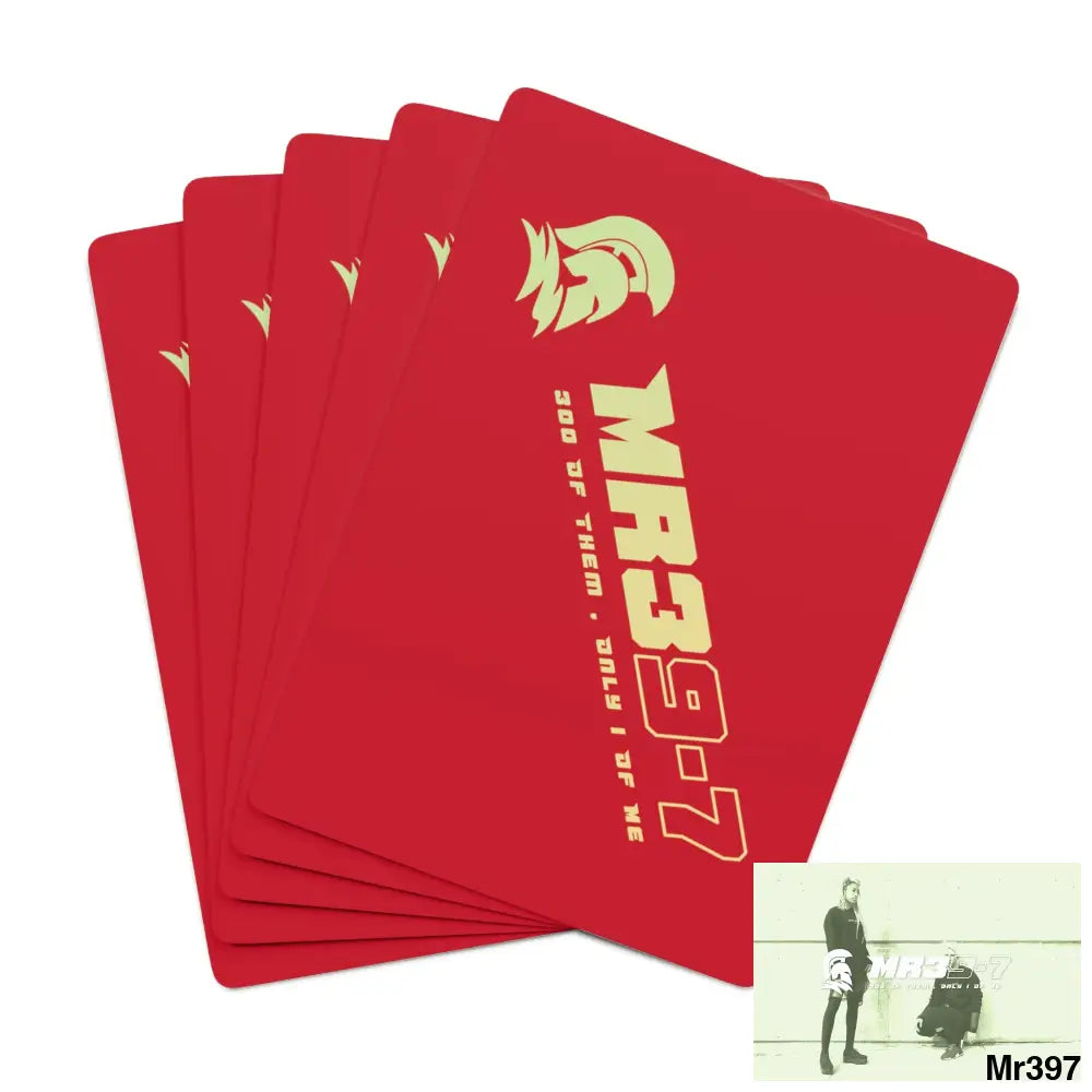 MR39 Custom Poker Cards 2.47’’ x 3.47’’ / White / Semi Glossy Paper products
