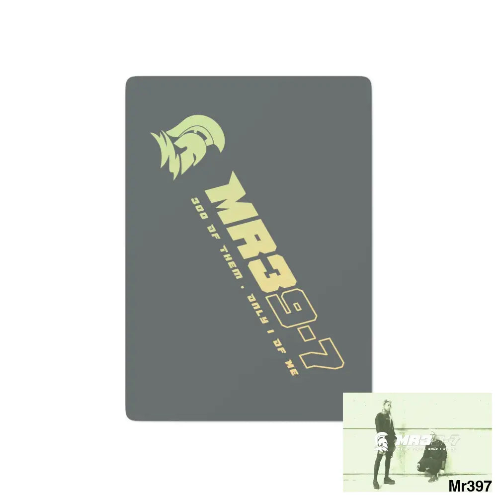 MR39 Custom Poker Cards 2.47’’ x 3.47’’ / White / Semi Glossy Paper products