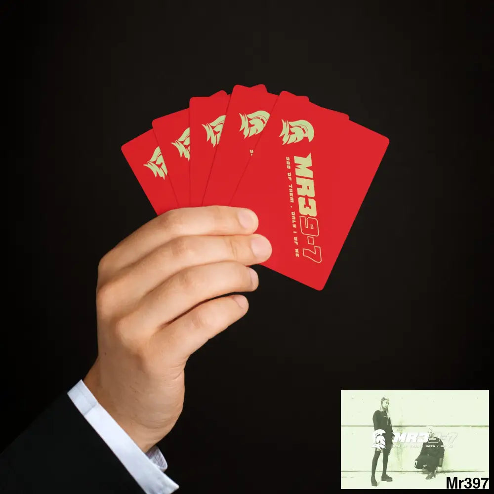 MR39 Custom Poker Cards 2.47’’ x 3.47’’ / White / Semi Glossy Paper products