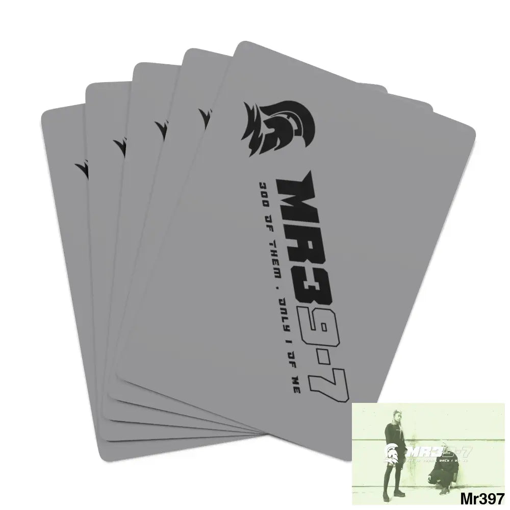 MR39 Custom Poker Cards 2.47’’ x 3.47’’ / White / Semi Glossy Paper products