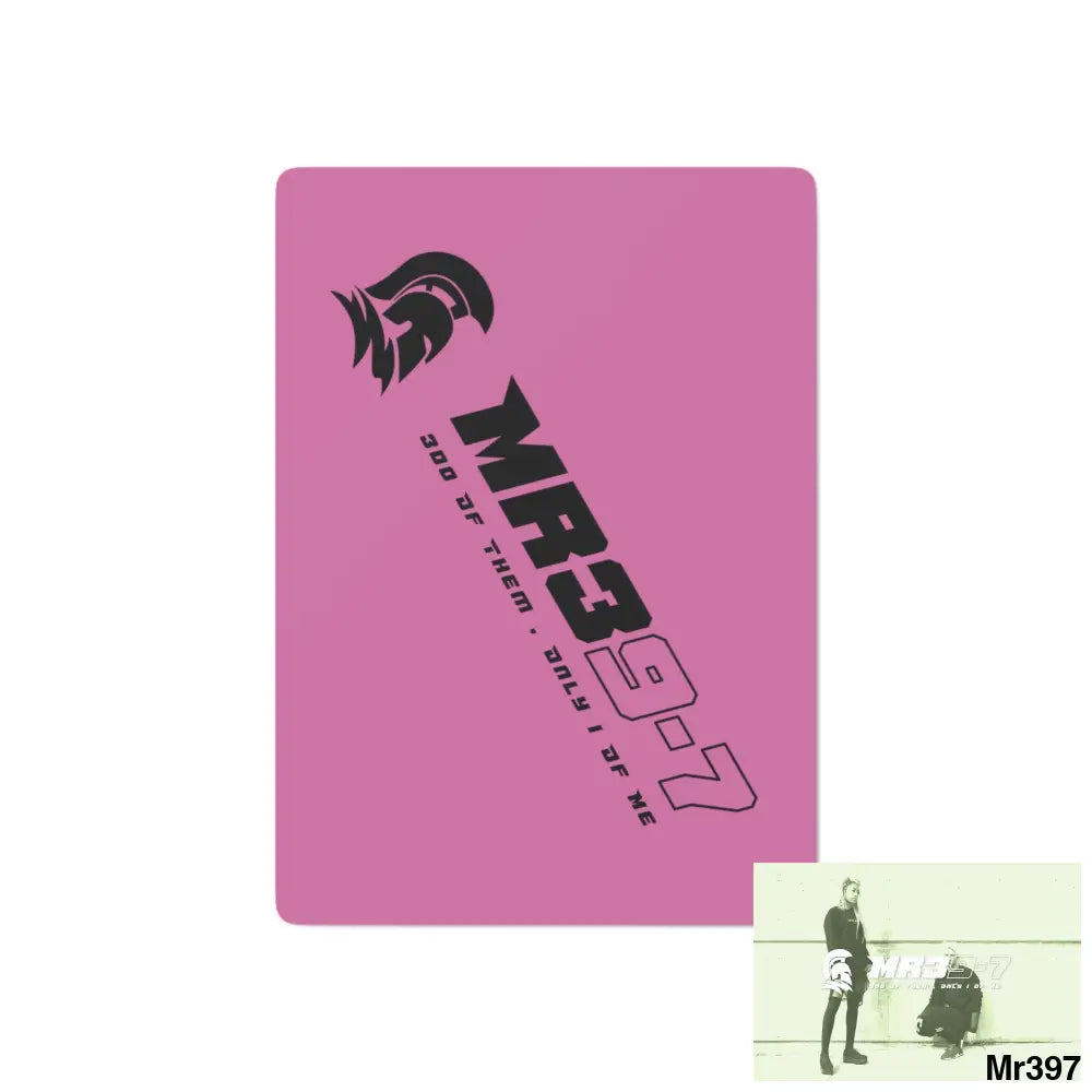 MR39 Custom Poker Cards 2.47’’ x 3.47’’ / White / Semi Glossy Paper products