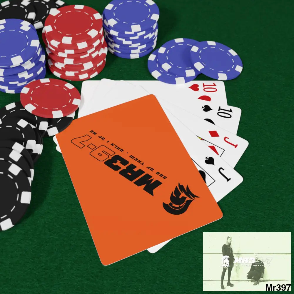 MR39 Custom Poker Cards 2.47’’ x 3.47’’ / White / Semi Glossy Paper products