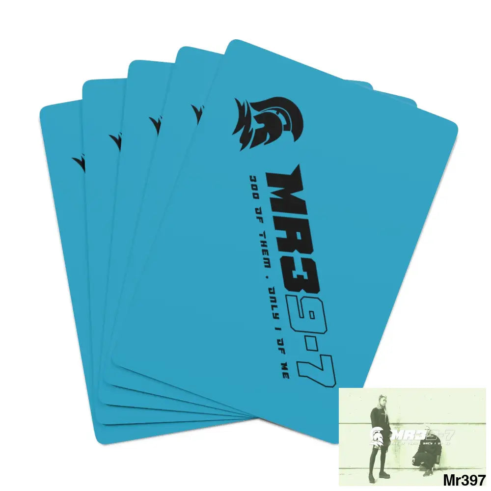 MR39 Custom Poker Cards 2.47’’ x 3.47’’ / White / Semi Glossy Paper products