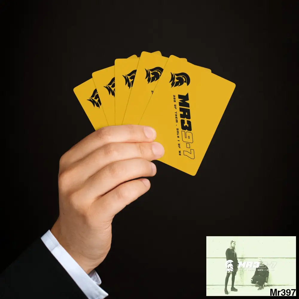 MR39 Custom Poker Cards 2.47’’ x 3.47’’ / White / Semi Glossy Paper products