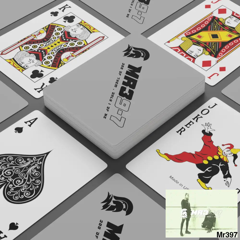 MR39 Custom Poker Cards 2.47’’ x 3.47’’ / White / Semi Glossy Paper products