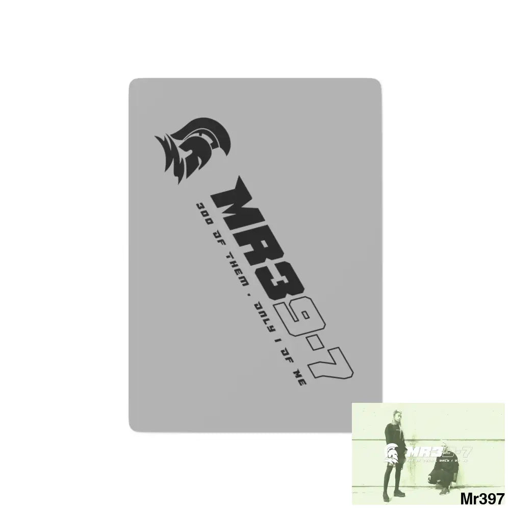 MR39 Custom Poker Cards 2.47’’ x 3.47’’ / White / Semi Glossy Paper products