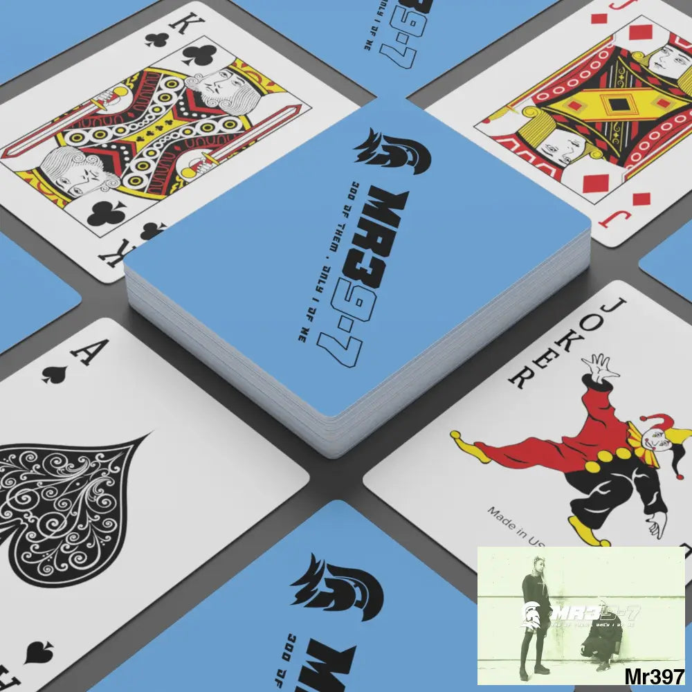 MR39 Custom Poker Cards 2.47’’ x 3.47’’ / White / Semi Glossy Paper products