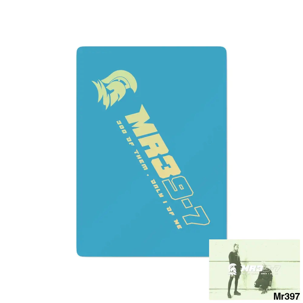 MR39 Custom Poker Cards 2.47’’ x 3.47’’ / White / Semi Glossy Paper products