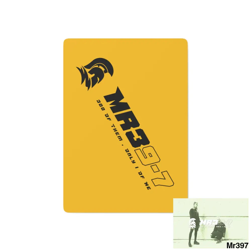 MR39 Custom Poker Cards 2.47’’ x 3.47’’ / White / Semi Glossy Paper products