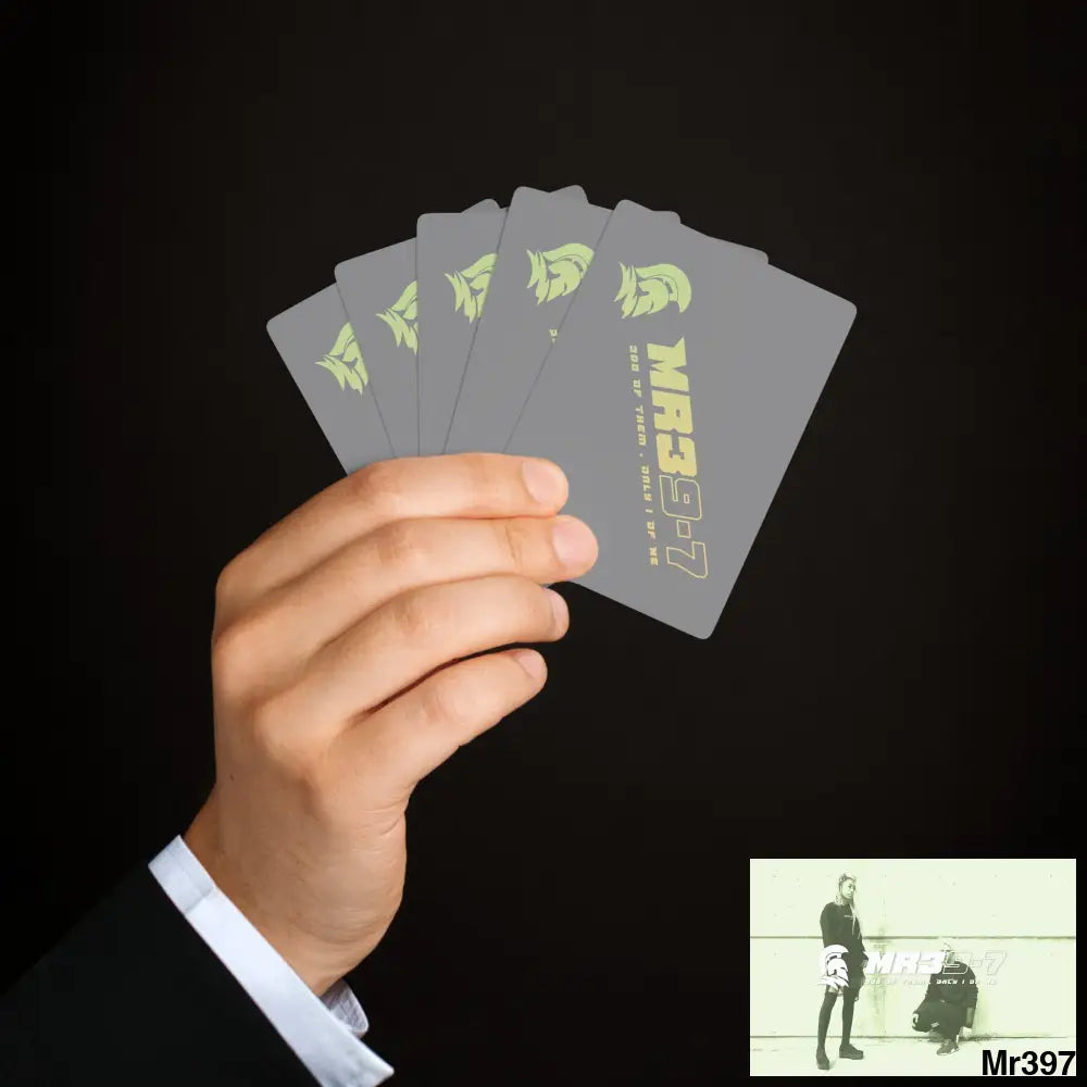 MR39 Custom Poker Cards 2.47’’ x 3.47’’ / White / Semi Glossy Paper products