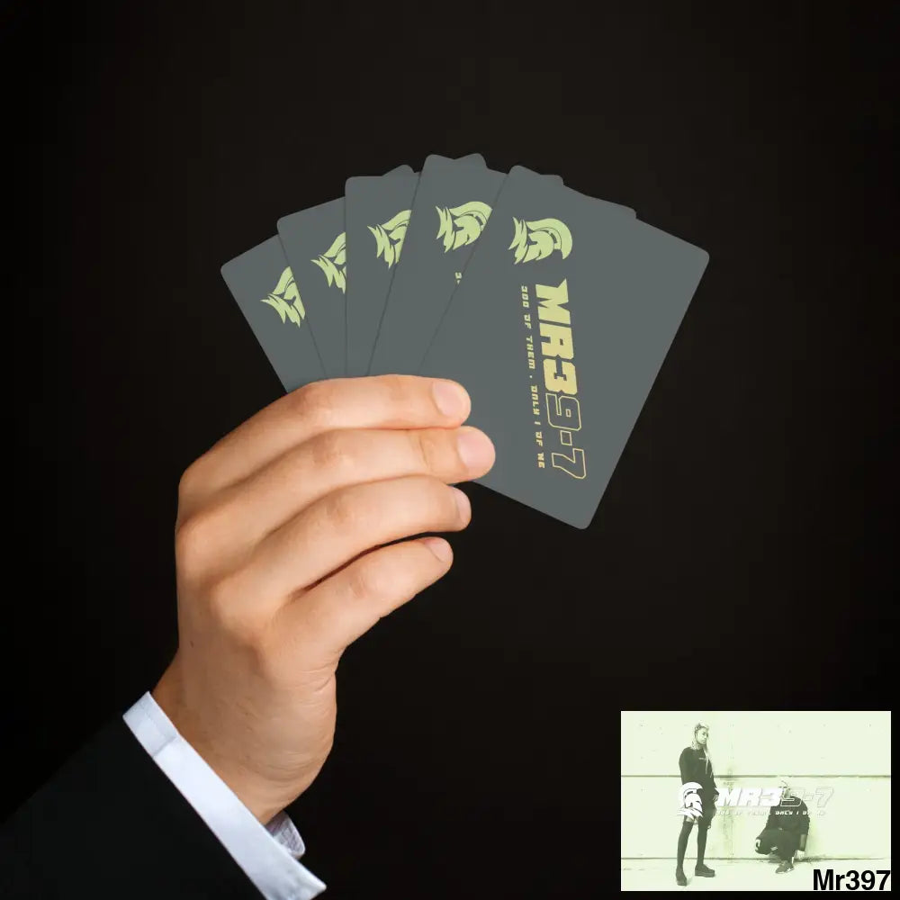 MR39 Custom Poker Cards 2.47’’ x 3.47’’ / White / Semi Glossy Paper products