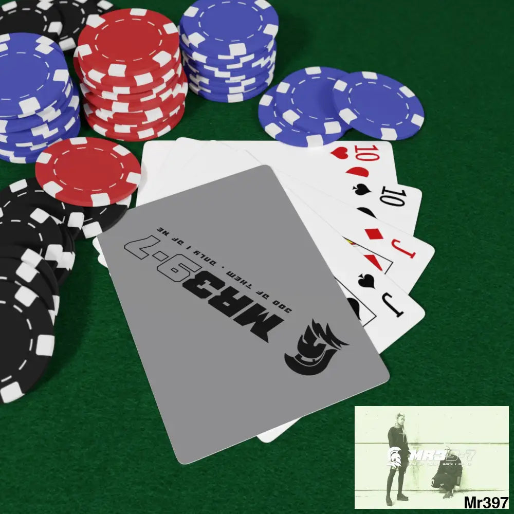 MR39 Custom Poker Cards 2.47’’ x 3.47’’ / White / Semi Glossy Paper products