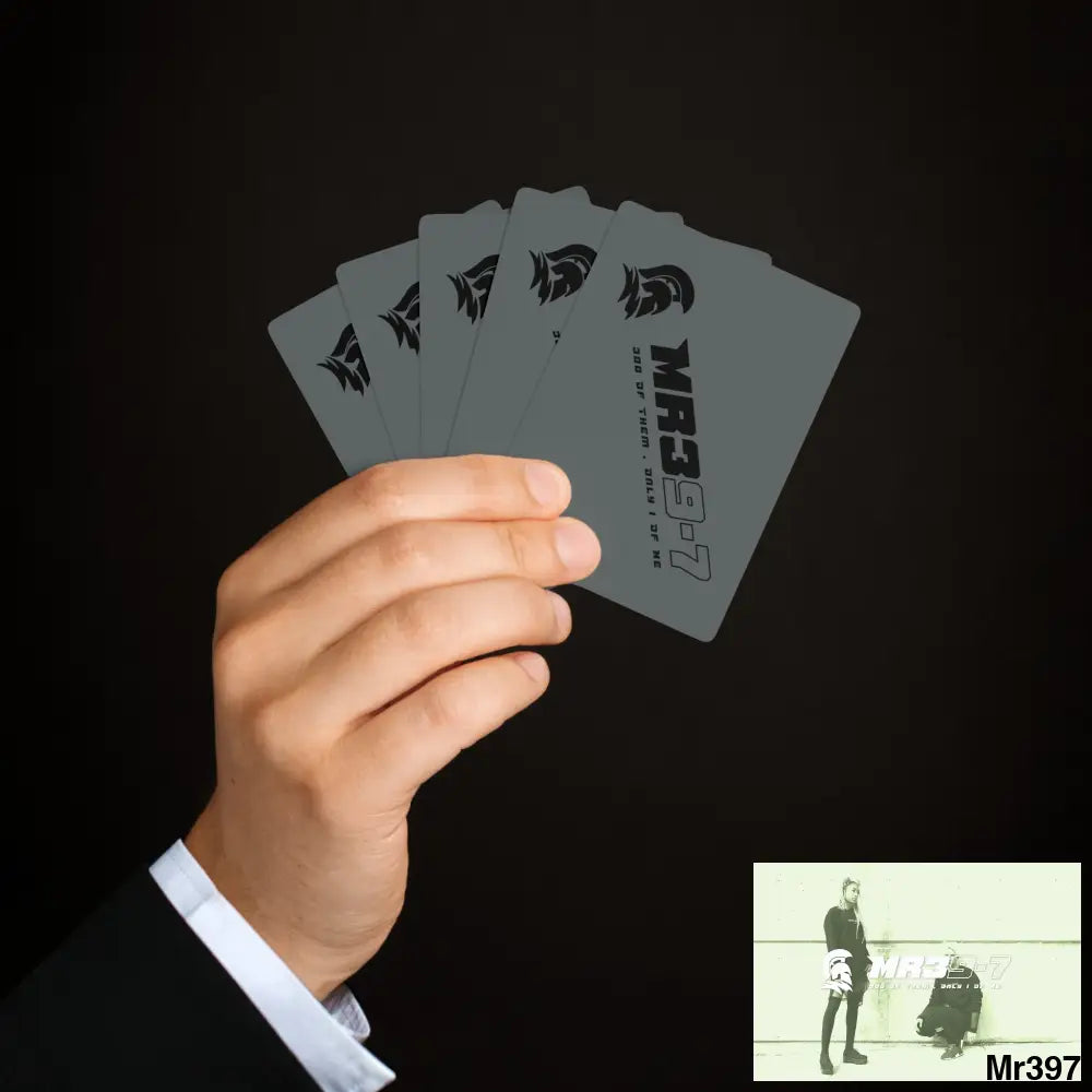 MR39 Custom Poker Cards 2.47’’ x 3.47’’ / White / Semi Glossy Paper products