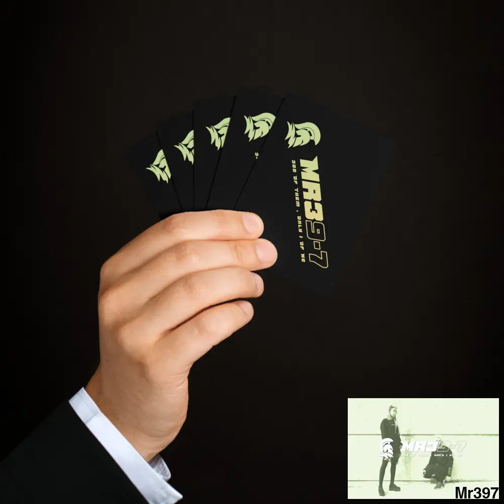 MR39 Custom Poker Cards 2.47’’ x 3.47’’ / White / Semi Glossy Paper products