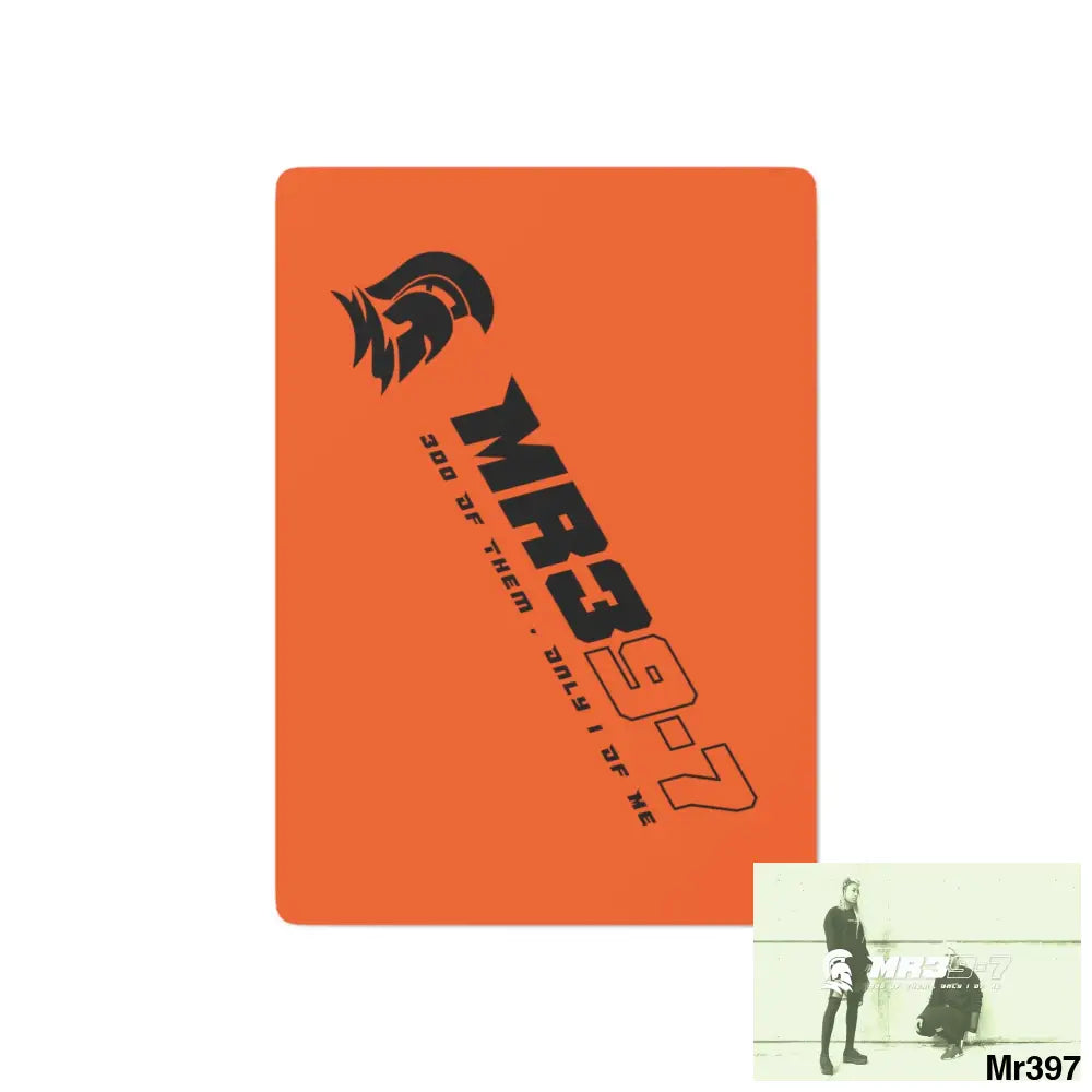 MR39 Custom Poker Cards 2.47’’ x 3.47’’ / White / Semi Glossy Paper products