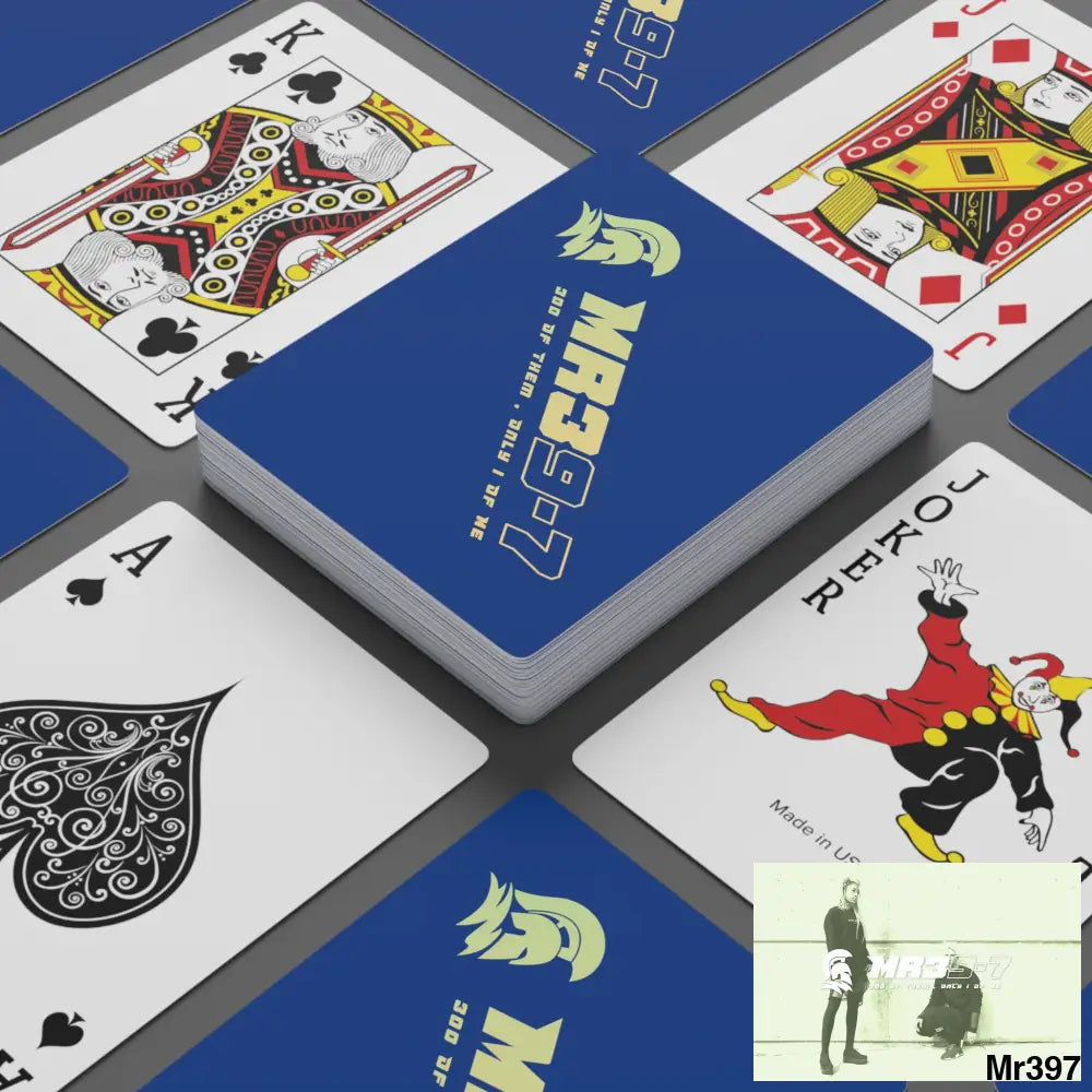 MR39 Custom Poker Cards 2.47’’ x 3.47’’ / White / Semi Glossy Paper products