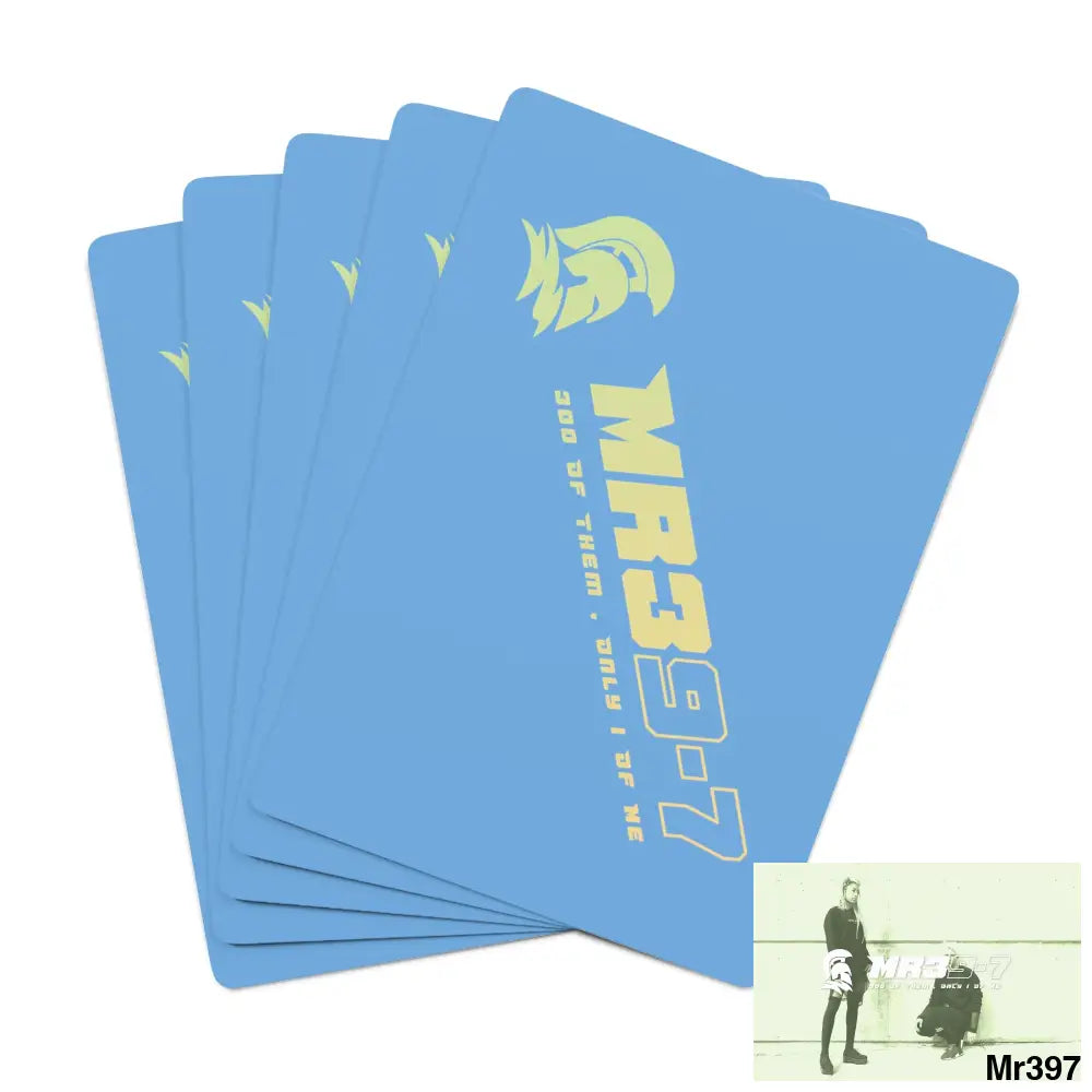 MR39 Custom Poker Cards 2.47’’ x 3.47’’ / White / Semi Glossy Paper products