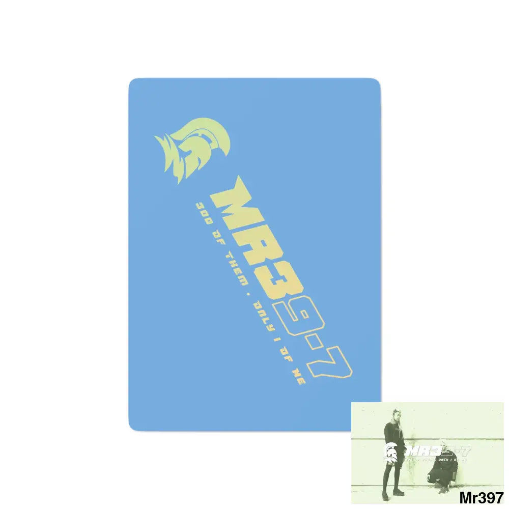 MR39 Custom Poker Cards 2.47’’ x 3.47’’ / White / Semi Glossy Paper products