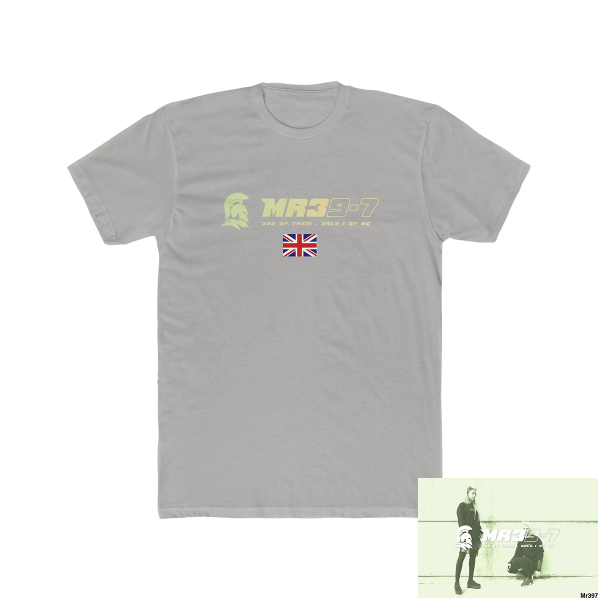 MR39 Dahab Men’s Cotton Crew Tee Solid Light Grey / S T-Shirt
