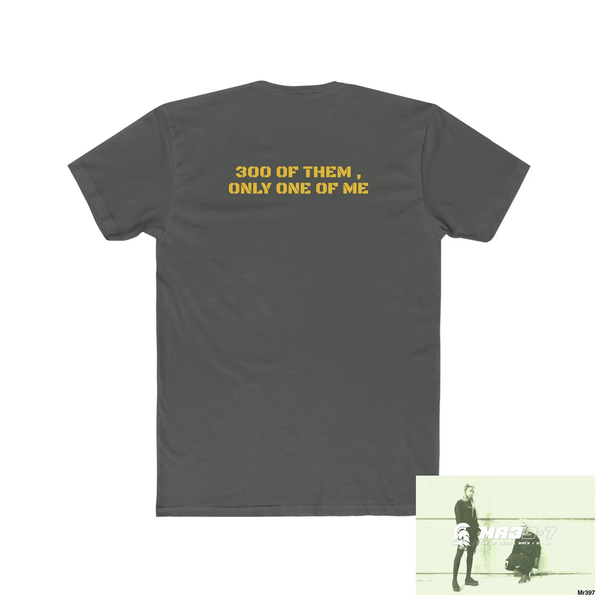 MR39 Faith over fear - Men’s Cotton Crew Tee T-Shirt