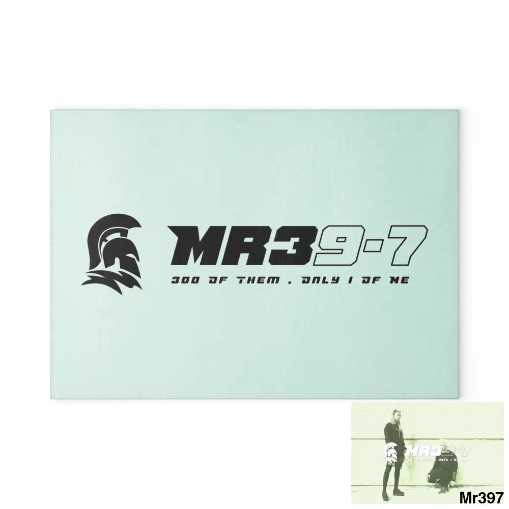 MR39 Glass Cutting Board 8’’ x 11’’ / Rectangle Home Decor