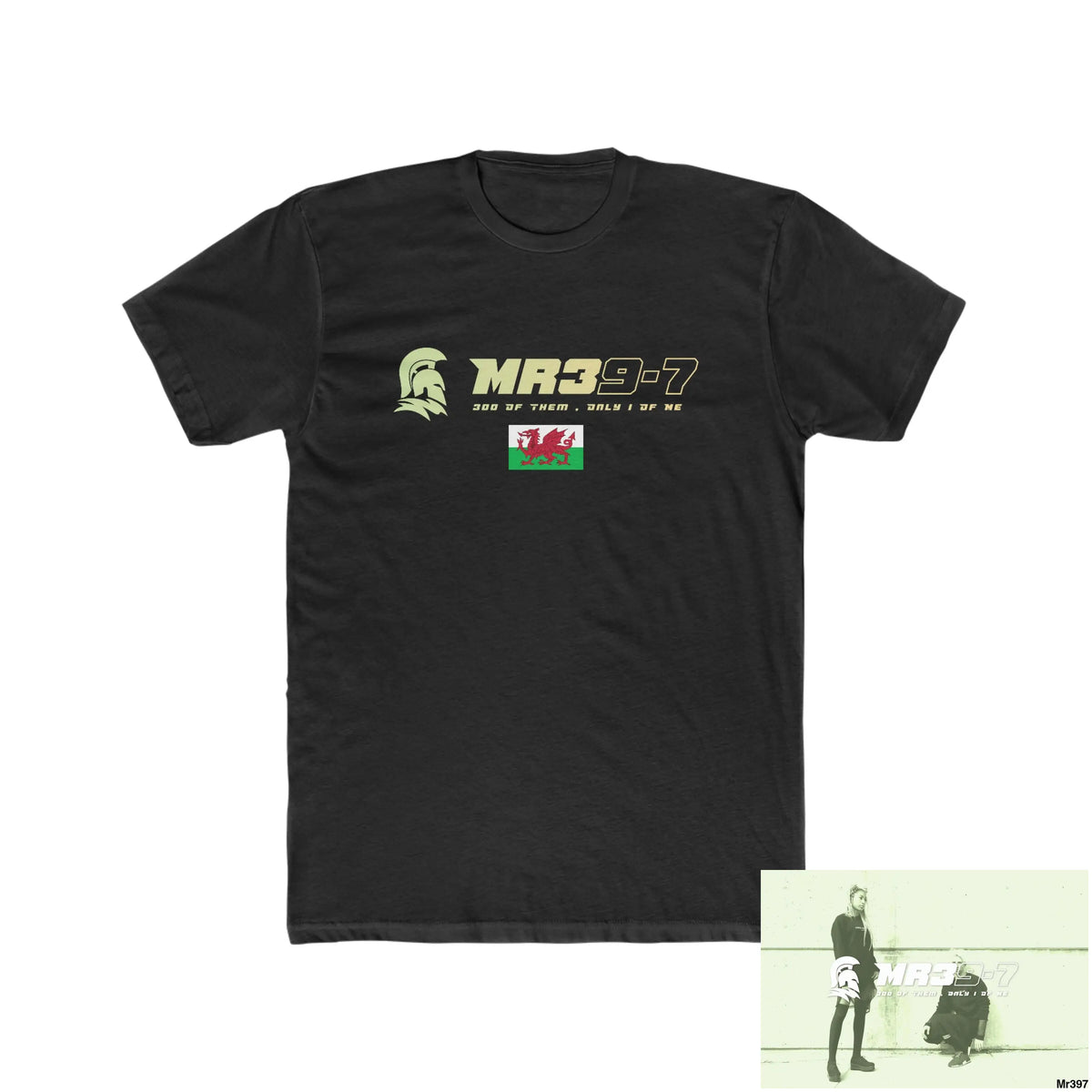 MR39 Gwynedd Men’s Cotton Crew Tee Solid Black / XS T-Shirt