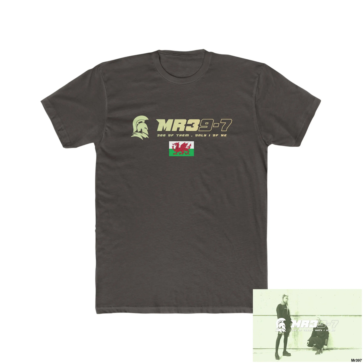 MR39 Gwynedd Men’s Cotton Crew Tee Solid Dark Chocolate / S T-Shirt