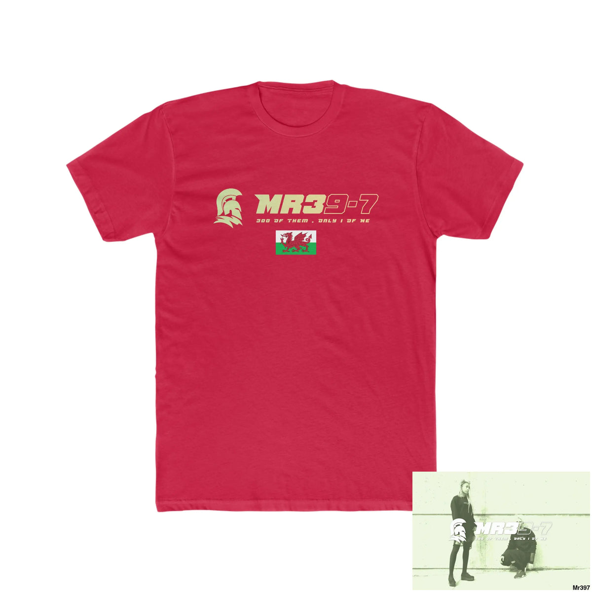 MR39 Gwynedd Men’s Cotton Crew Tee Solid Red / XS T-Shirt