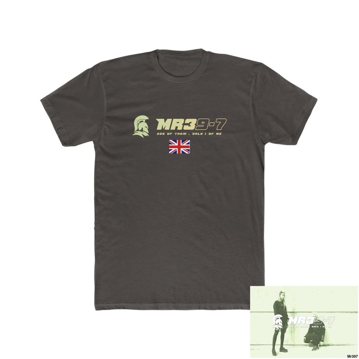 MR39 Kenya Men’s Cotton Crew Tee Solid Dark Chocolate / S T-Shirt