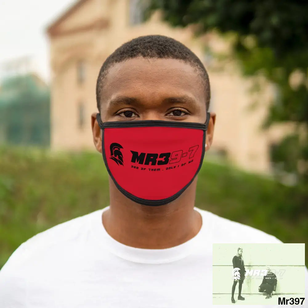 MR39 Mixed-Fabric Face Mask One size Accessories