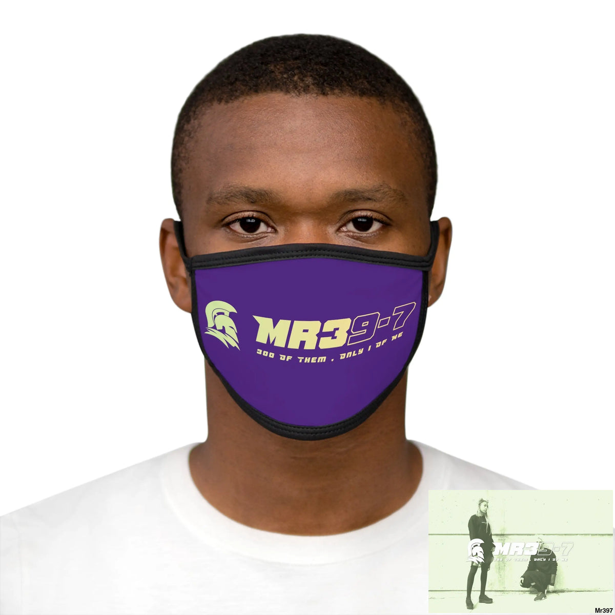 MR39 Mixed-Fabric Face Mask One size Accessories