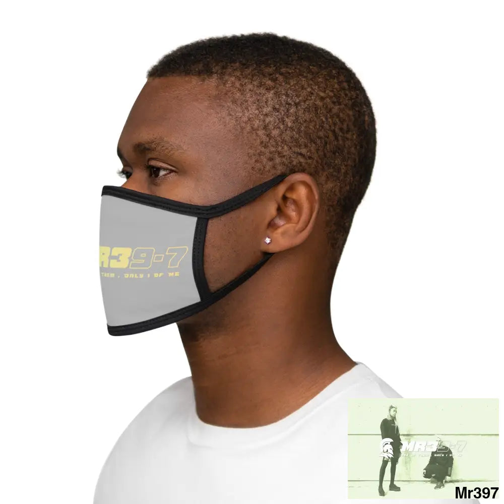 MR39 Mixed-Fabric Face Mask One size Accessories