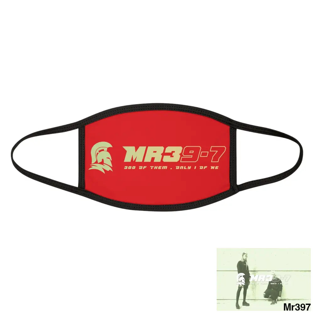 MR39 Mixed-Fabric Face Mask One size Accessories