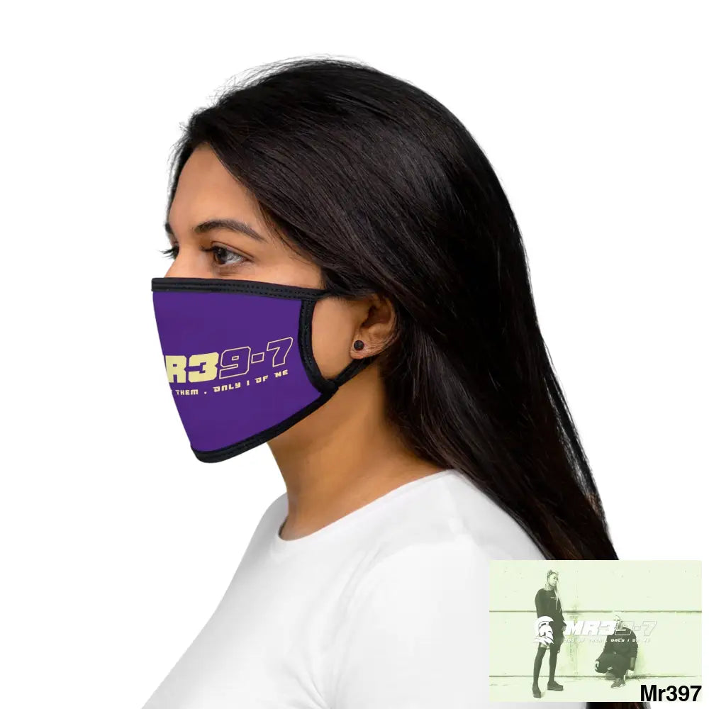 MR39 Mixed-Fabric Face Mask One size Accessories