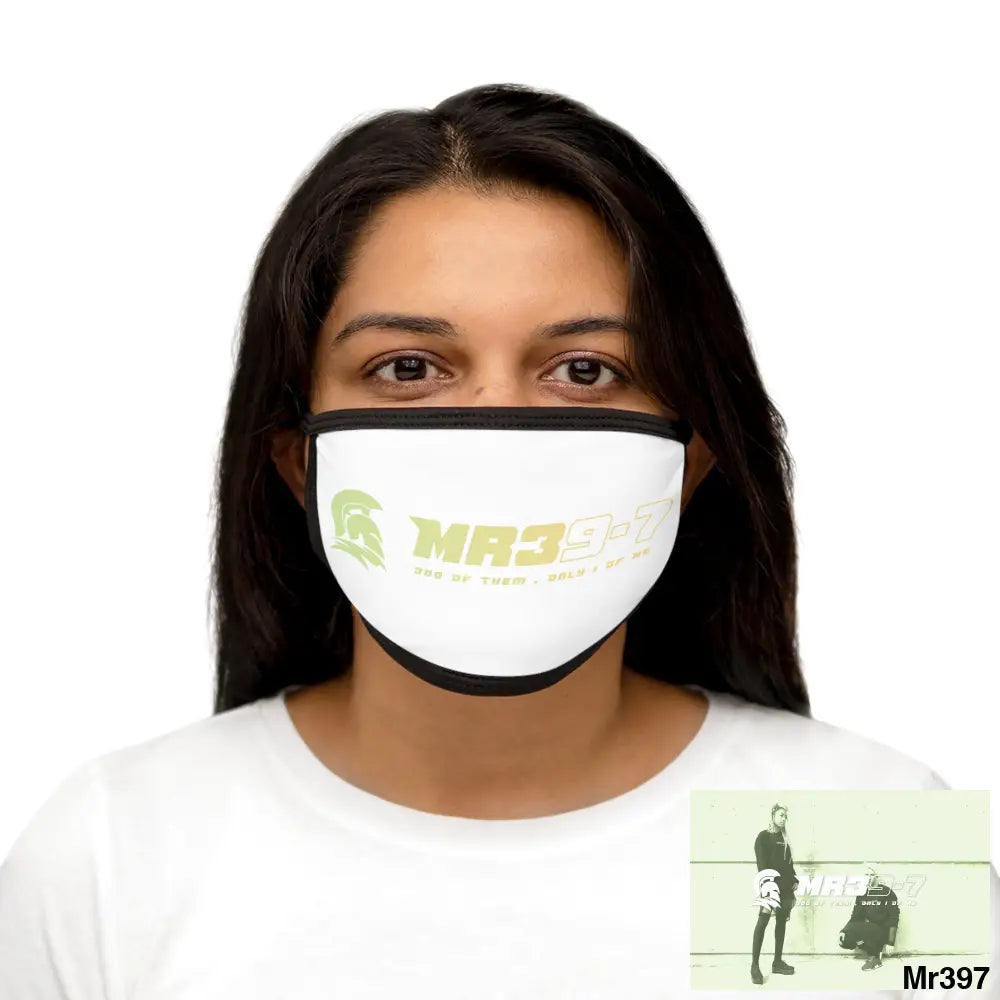 MR39 Mixed-Fabric Face Mask One size Accessories