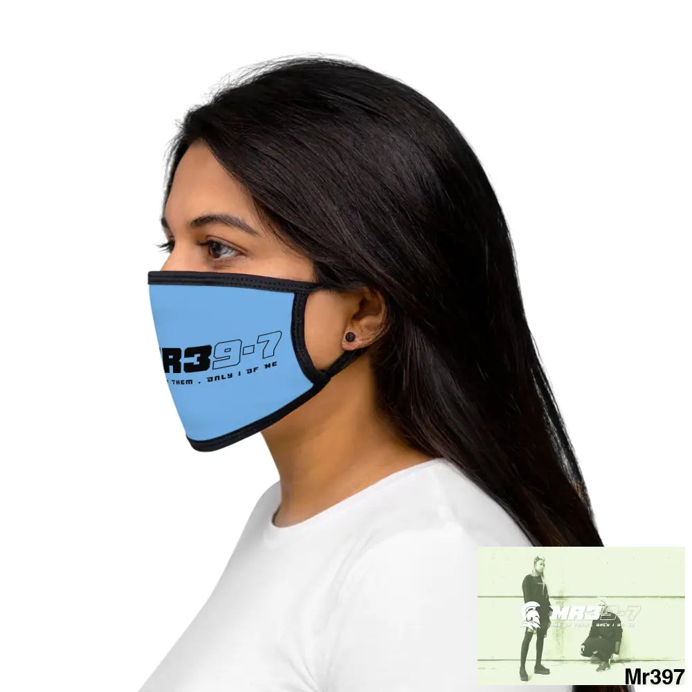 MR39 Mixed-Fabric Face Mask One size Accessories