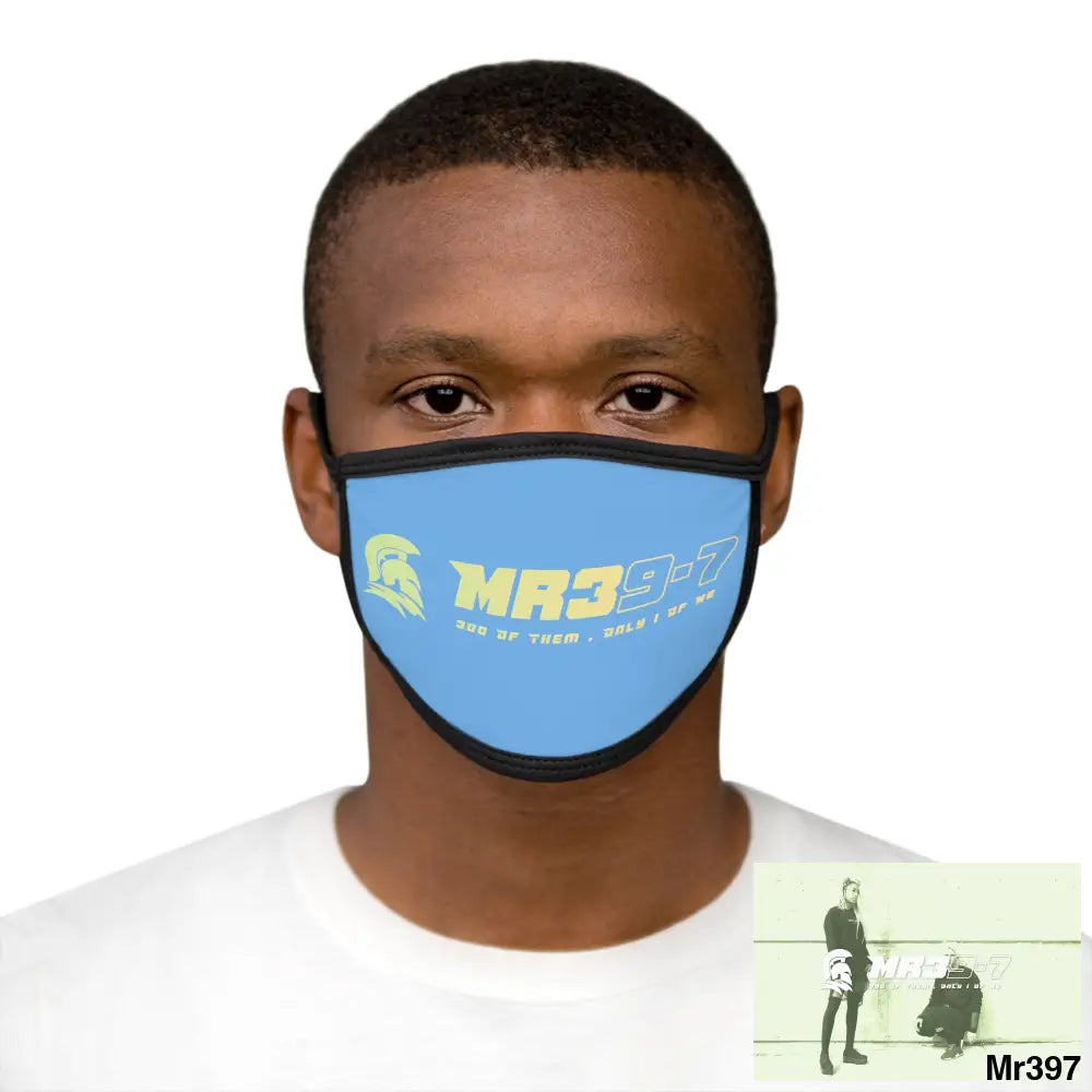 MR39 Mixed-Fabric Face Mask One size Accessories