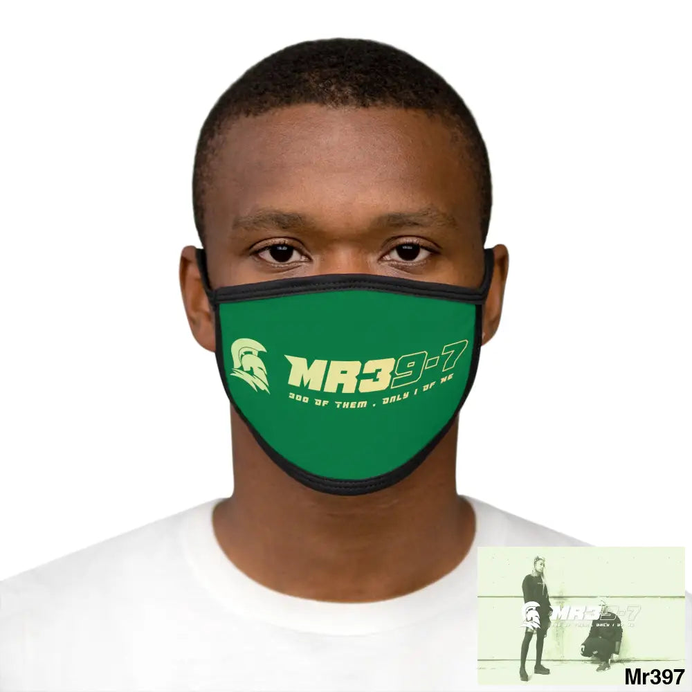 MR39 Mixed-Fabric Face Mask One size Accessories