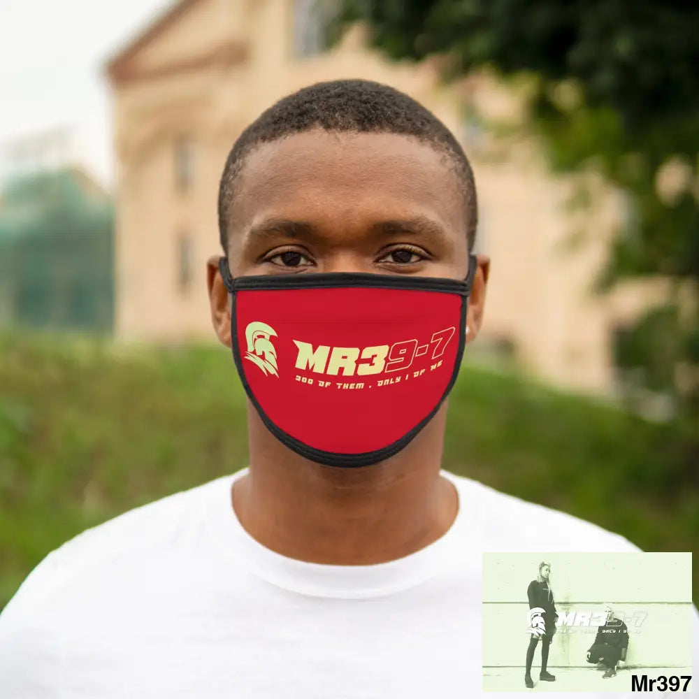 MR39 Mixed-Fabric Face Mask One size Accessories