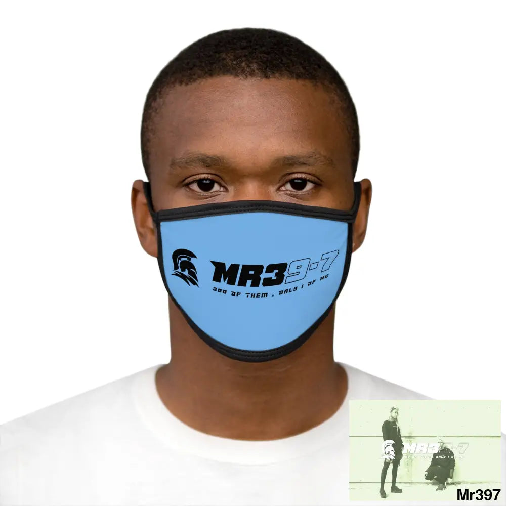 MR39 Mixed-Fabric Face Mask One size Accessories