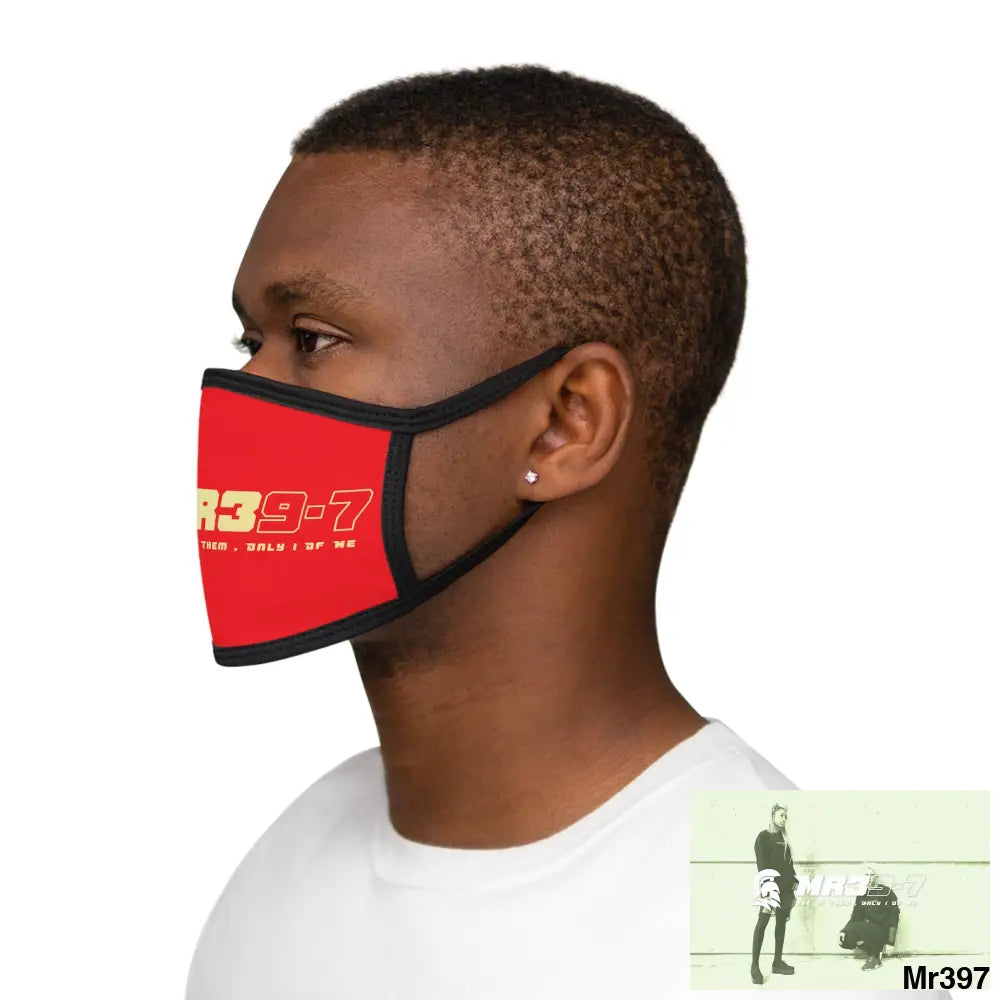 MR39 Mixed-Fabric Face Mask One size Accessories