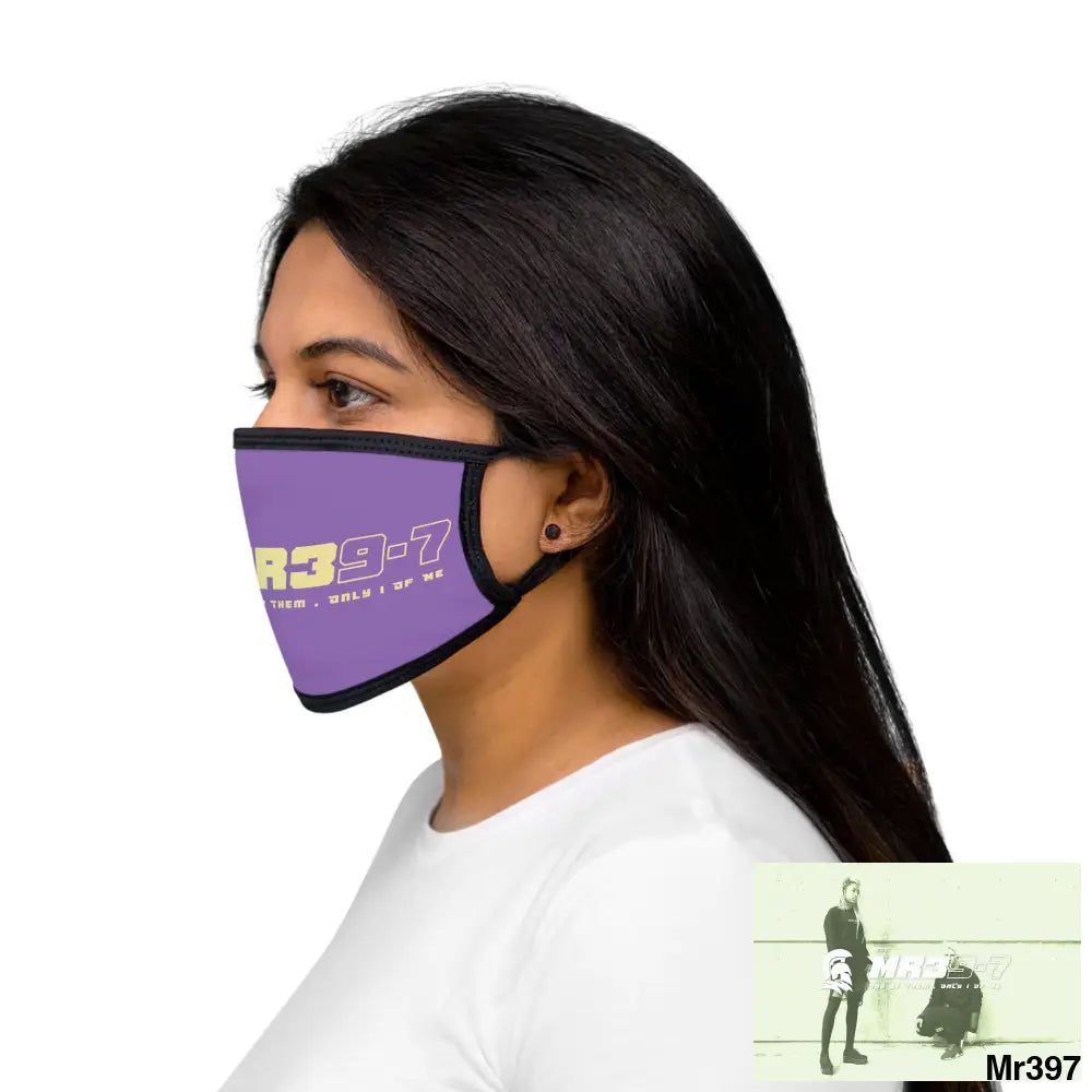 MR39 Mixed-Fabric Face Mask One size Accessories