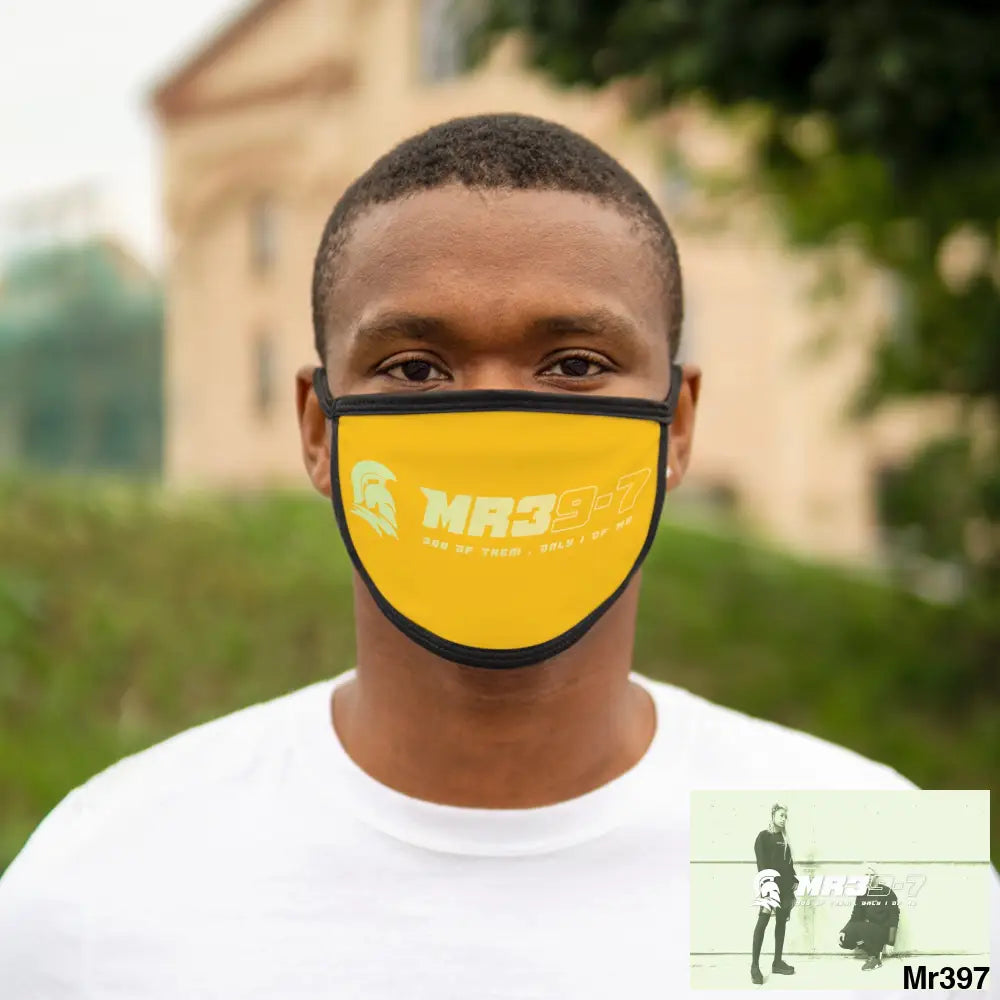 MR39 Mixed-Fabric Face Mask One size Accessories