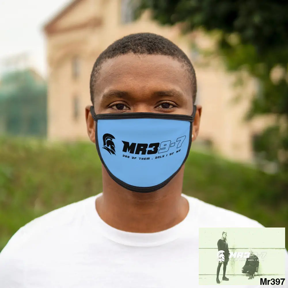 MR39 Mixed-Fabric Face Mask One size Accessories