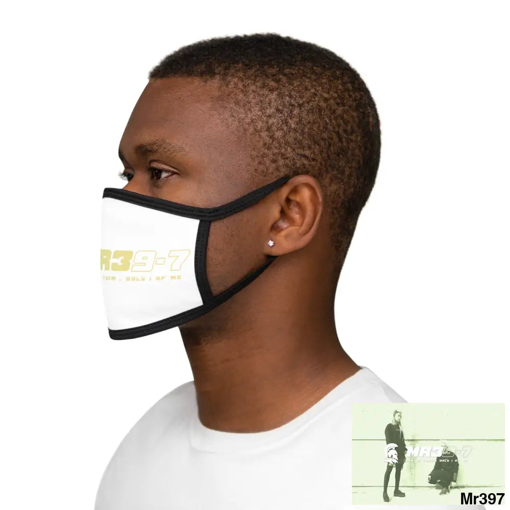 MR39 Mixed-Fabric Face Mask One size Accessories